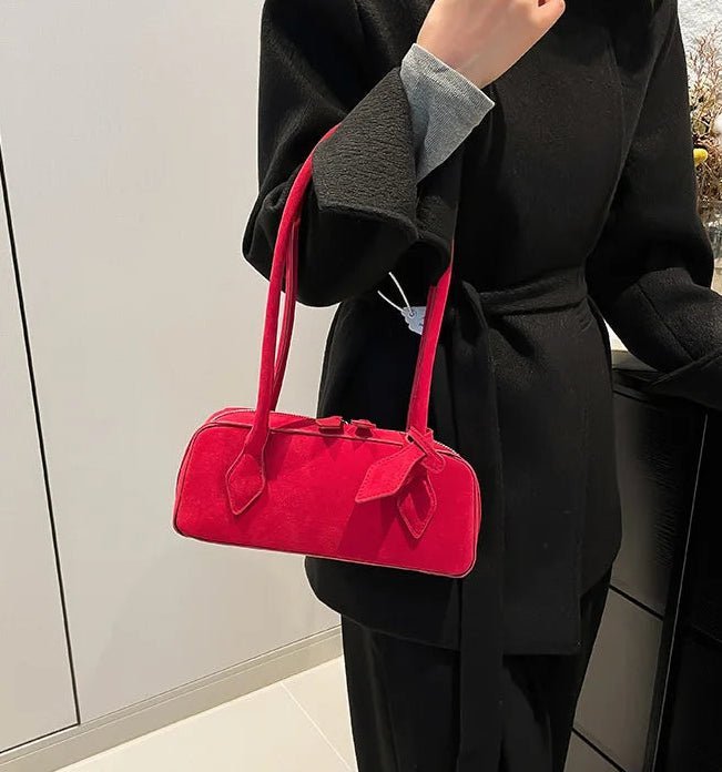 Bolso de hombro de ante Rebecca
