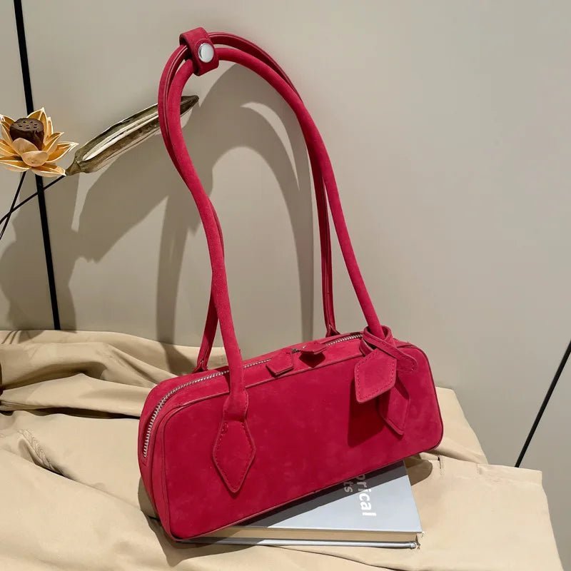 Bolso de hombro de ante Rebecca