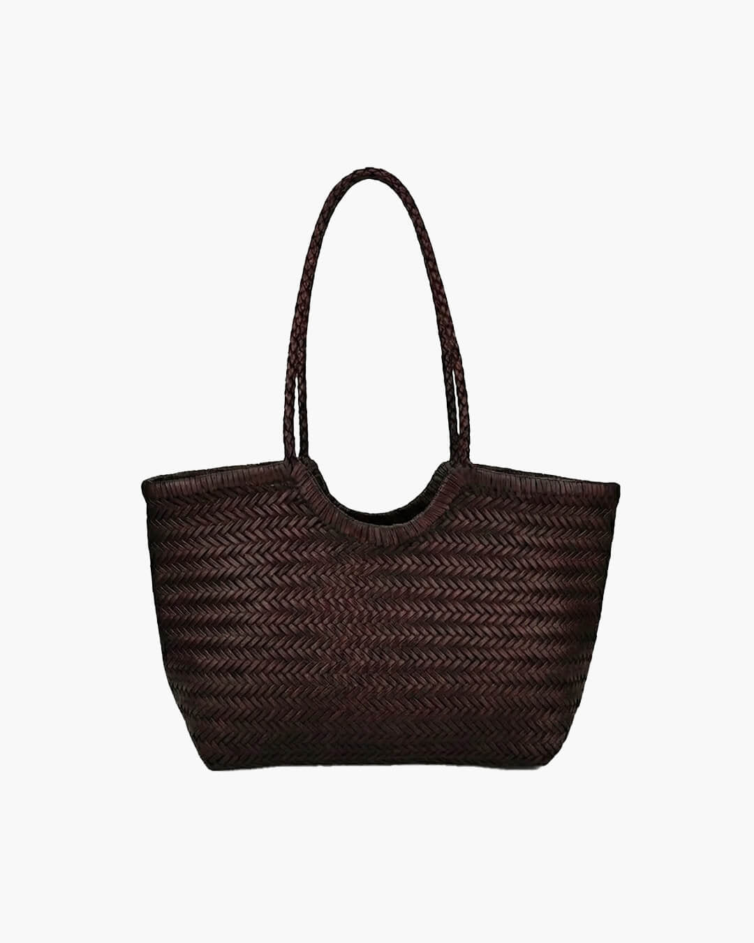 Bolso de cuero sintético tejido Rica