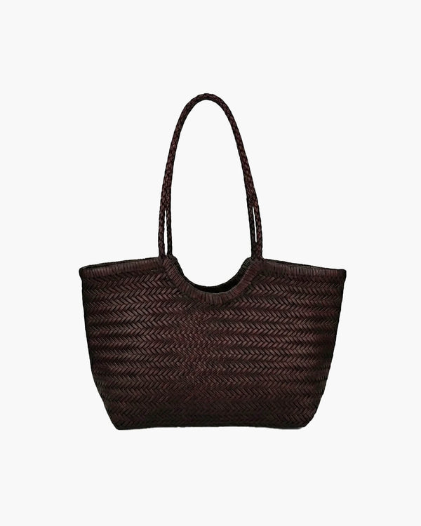 Bolso de cuero sintético tejido Rica
