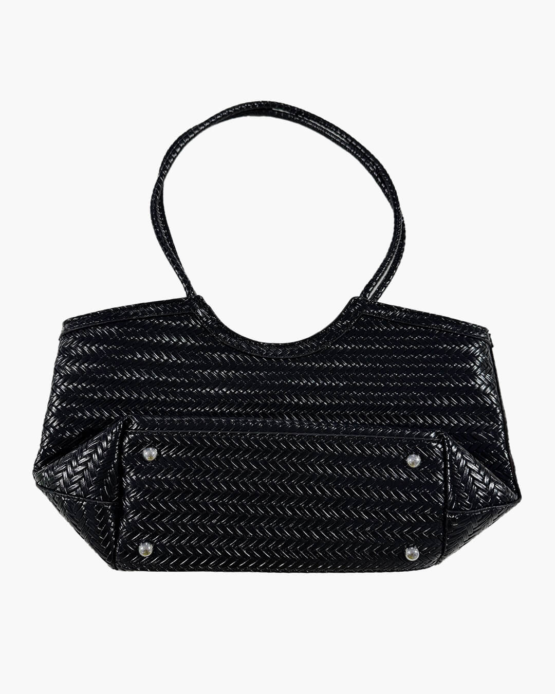 Bolso de cuero sintético tejido Rica
