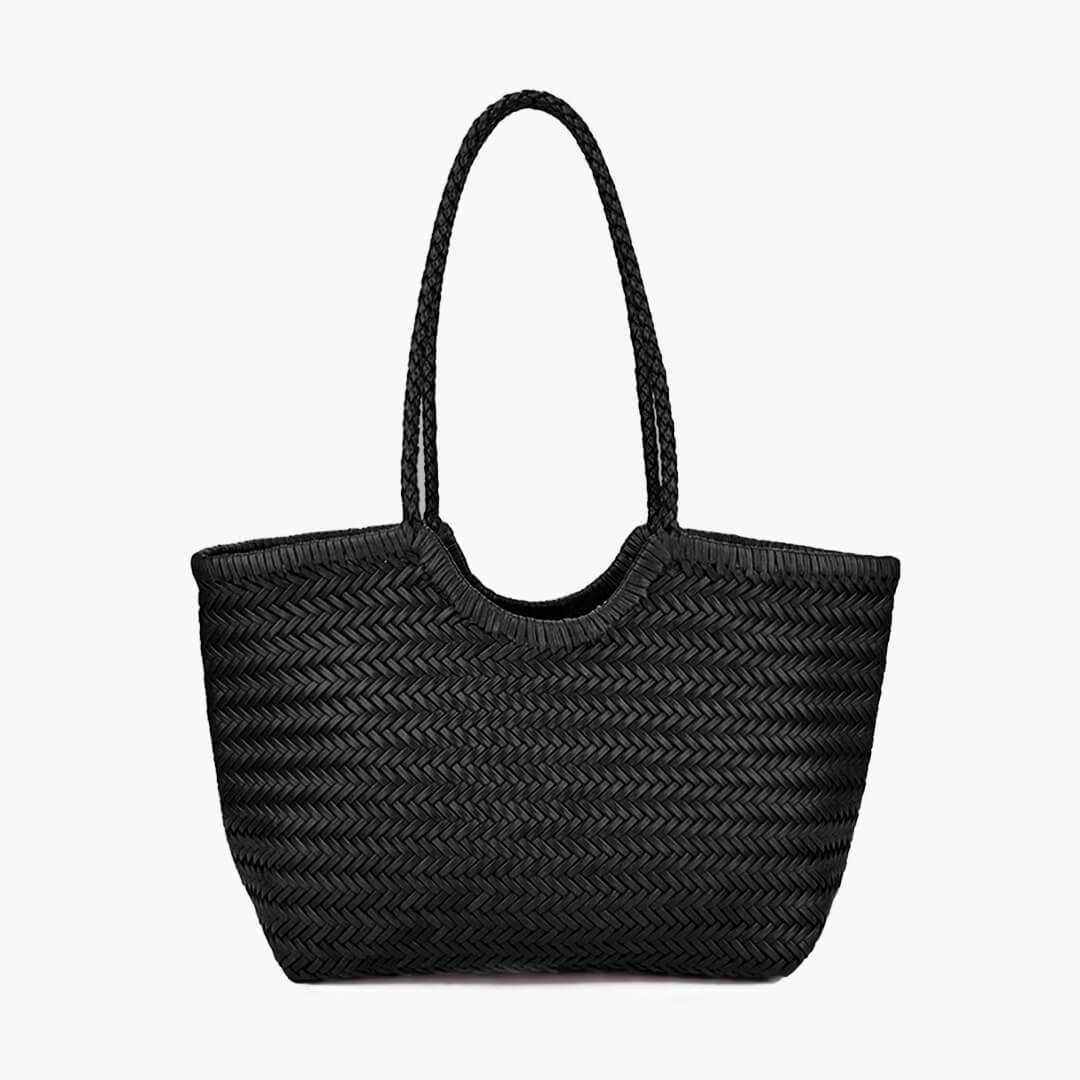 Bolso de cuero sintético tejido Rica