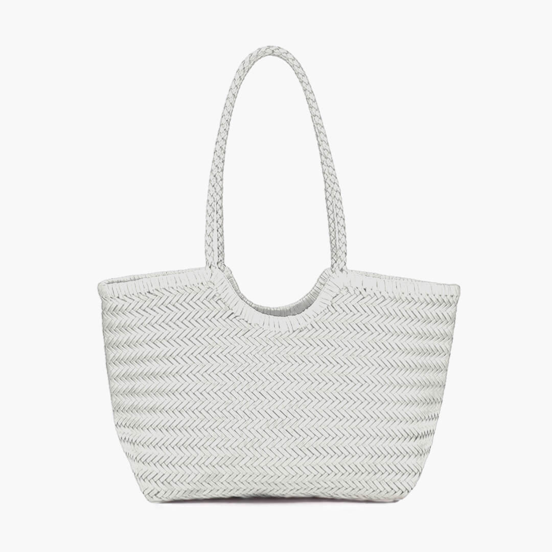 Bolso de cuero sintético tejido Rica