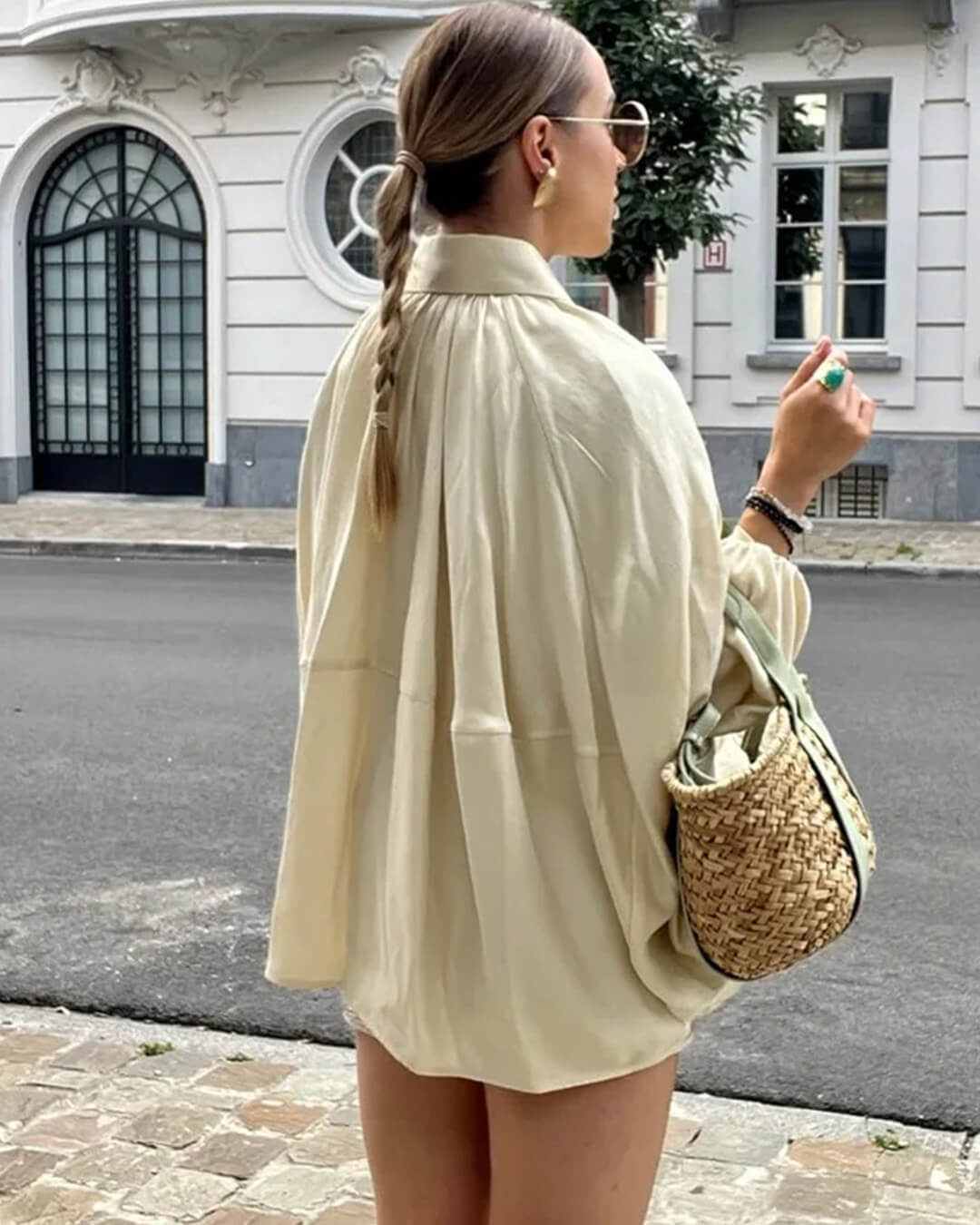 Chaqueta plisada con cremallera Ritchel