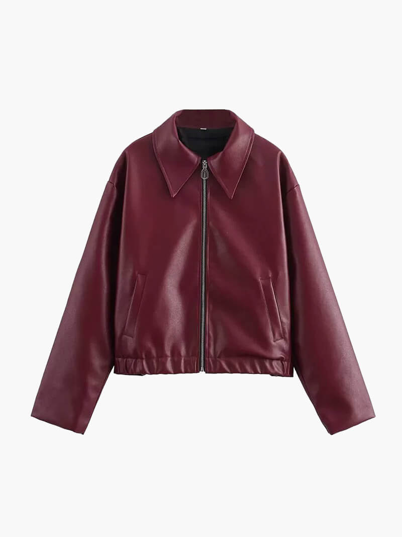 Chaqueta de cuero Romy