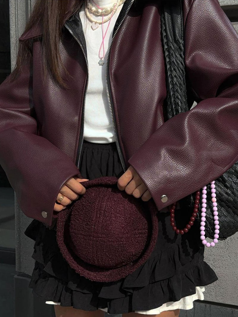 Chaqueta de cuero Romy