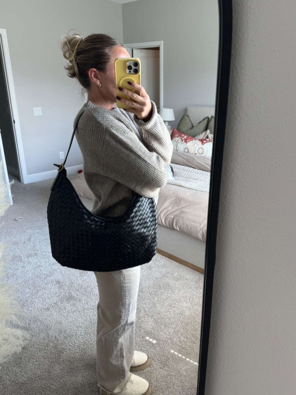 Bolso tote tejido Scarlett