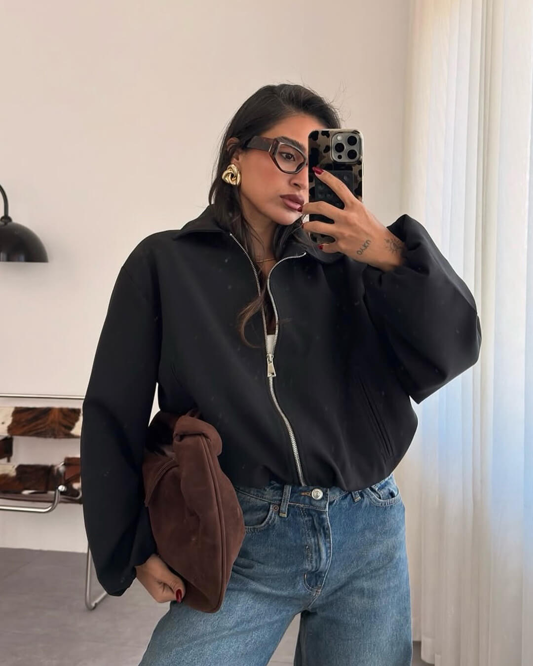 Chaqueta bomber acolchada Seraphina