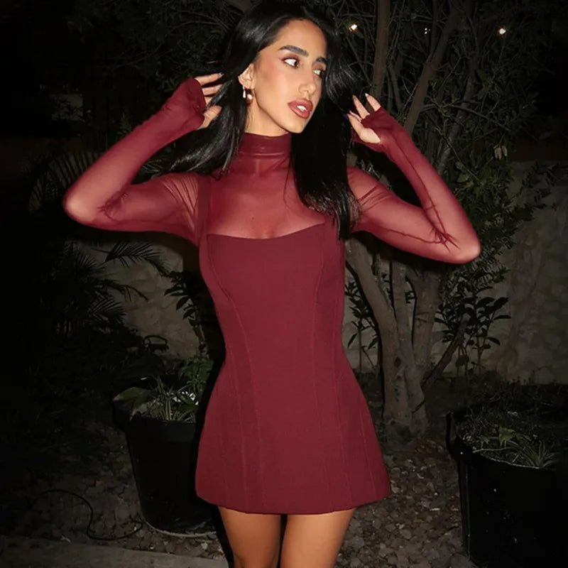 Vestido transparente