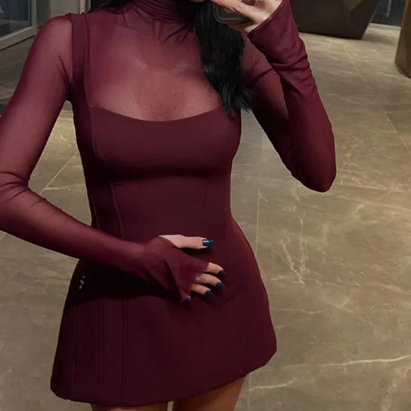 Vestido transparente