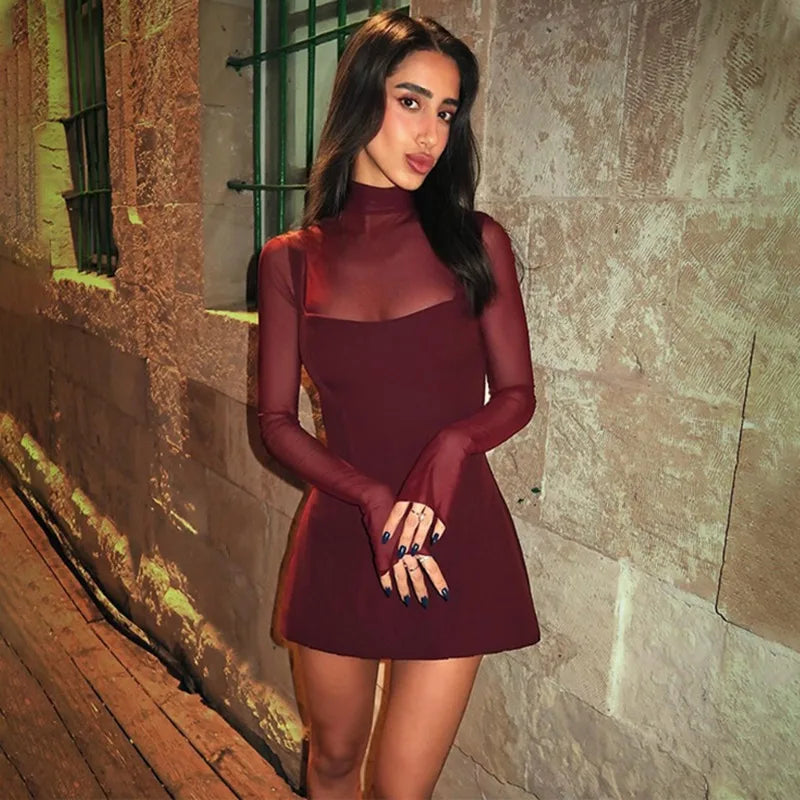 Vestido transparente