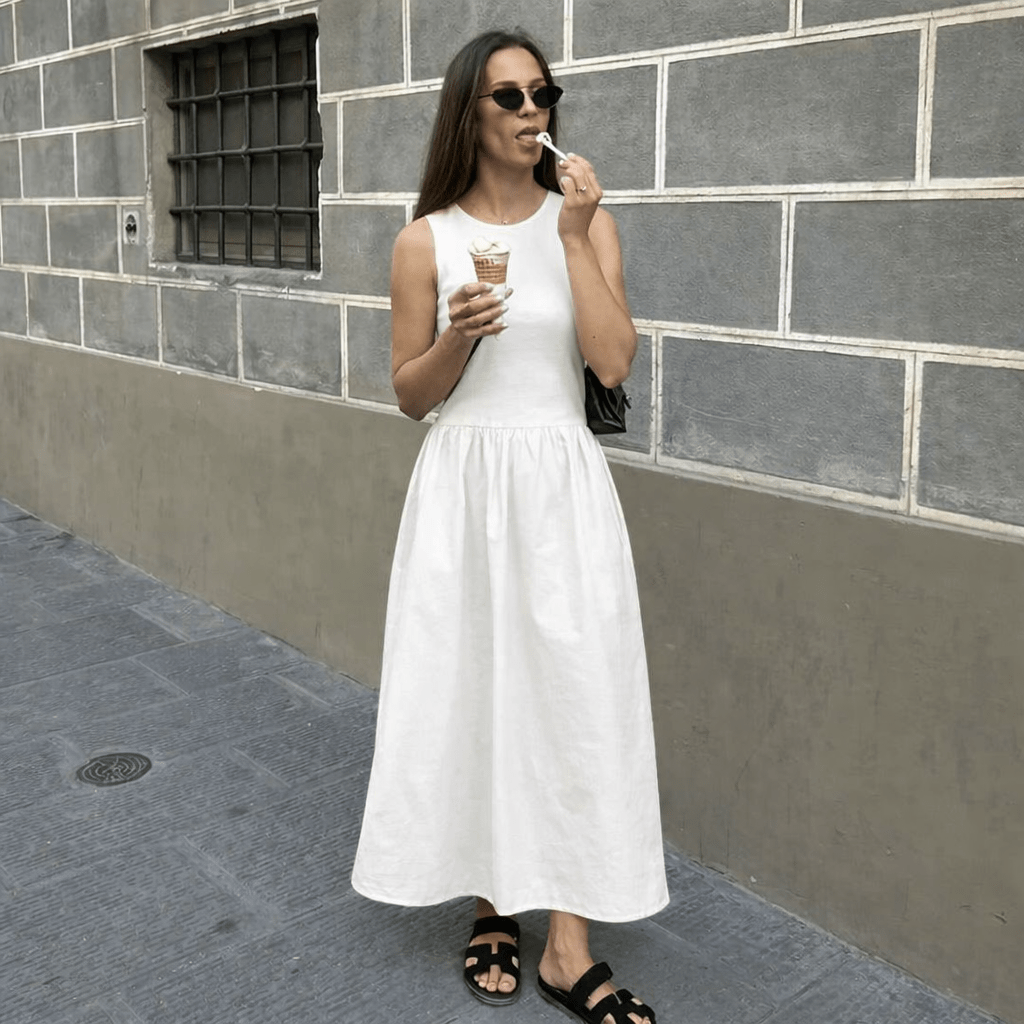 Vestido de verano sin mangas Shirley