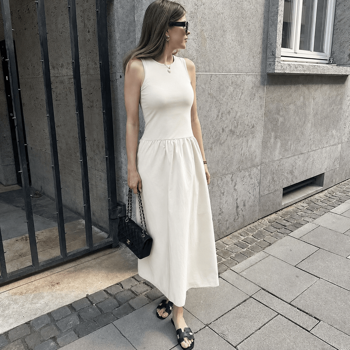 Vestido de verano sin mangas Shirley