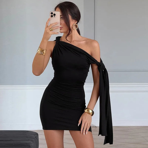 Minivestido ajustado sin mangas