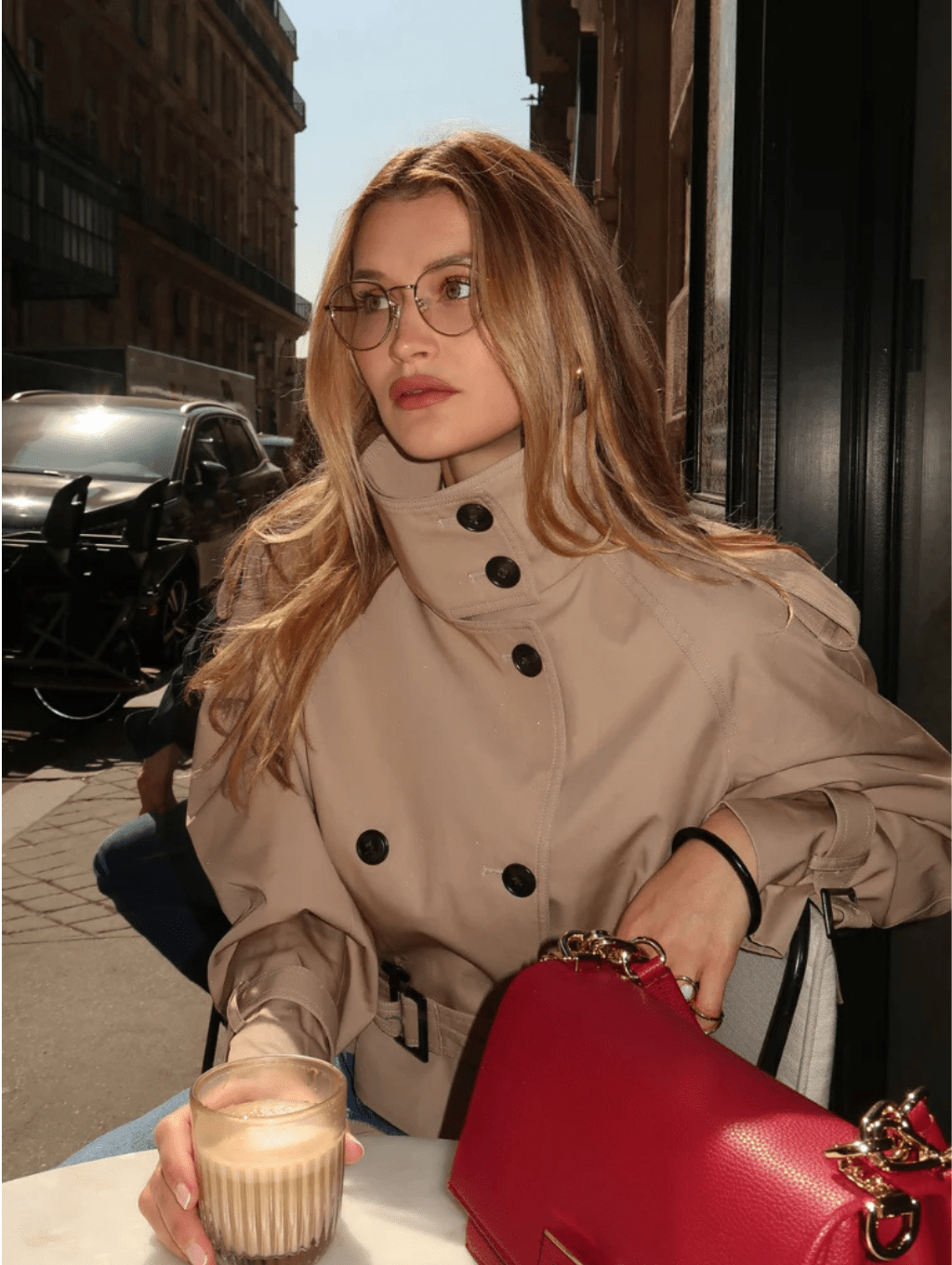 Sofie Cropped Trench Coat