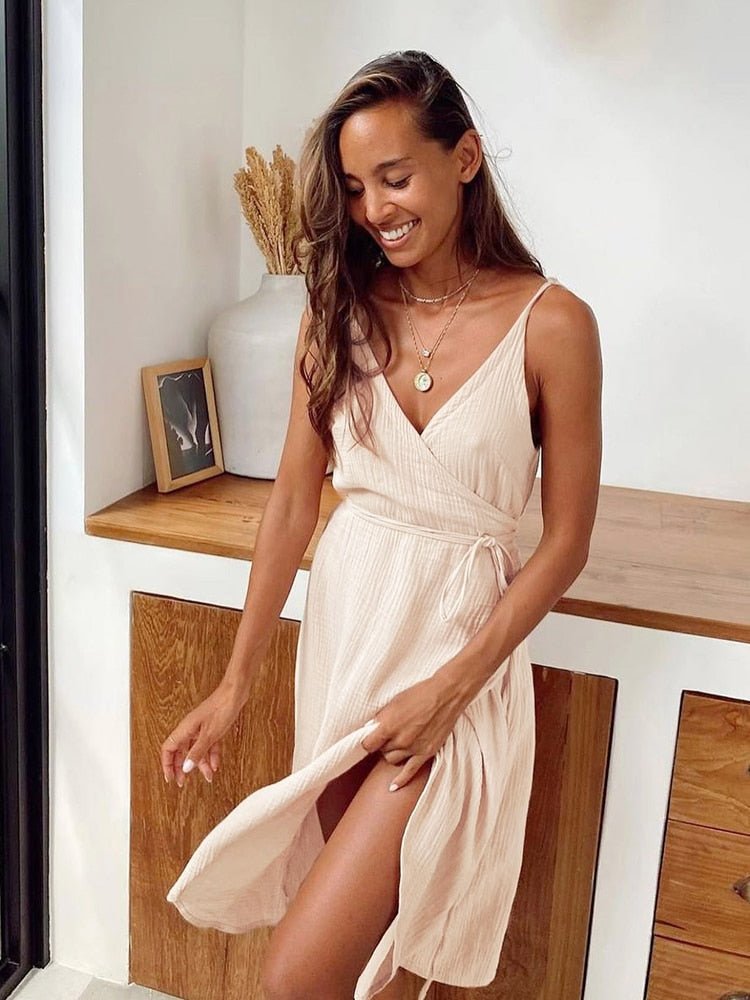 Vestido de verano con tirantes Solene