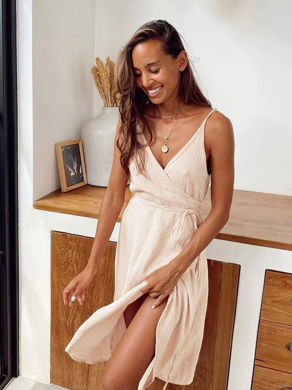Vestido de verano con tirantes Solene