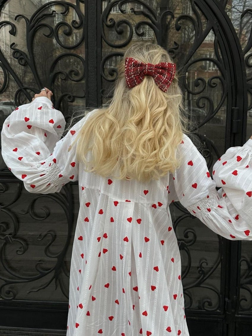 Vestido midi de línea A Sophia