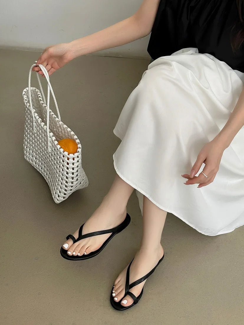Zapatilla plana con puntera de clip Sophia