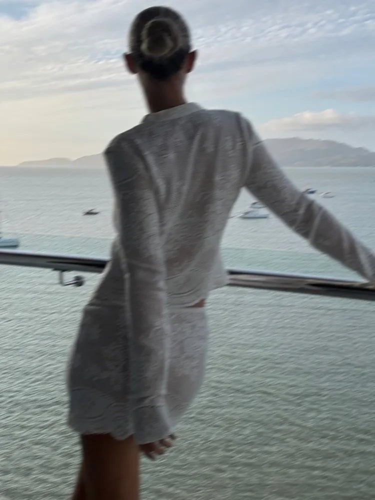 Conjunto de playa de ganchillo para cubrir el bañador Sophia