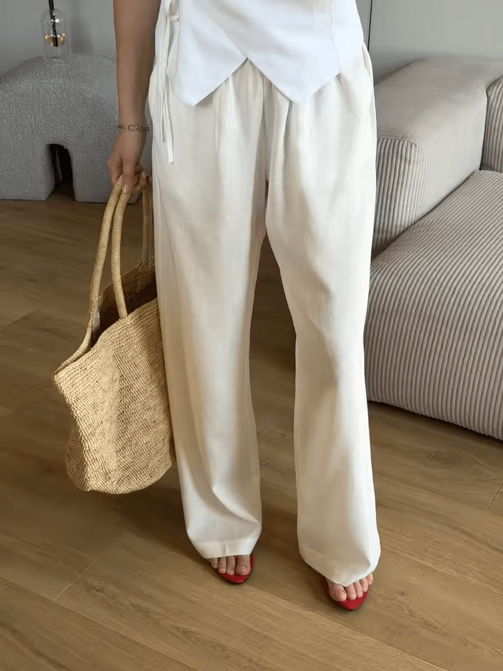 Bolso tote de ratán tejido a mano Sophia