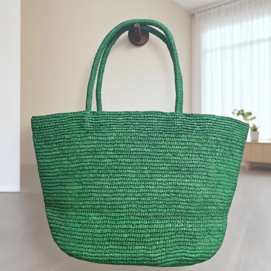 Bolso tote de ratán tejido a mano Sophia