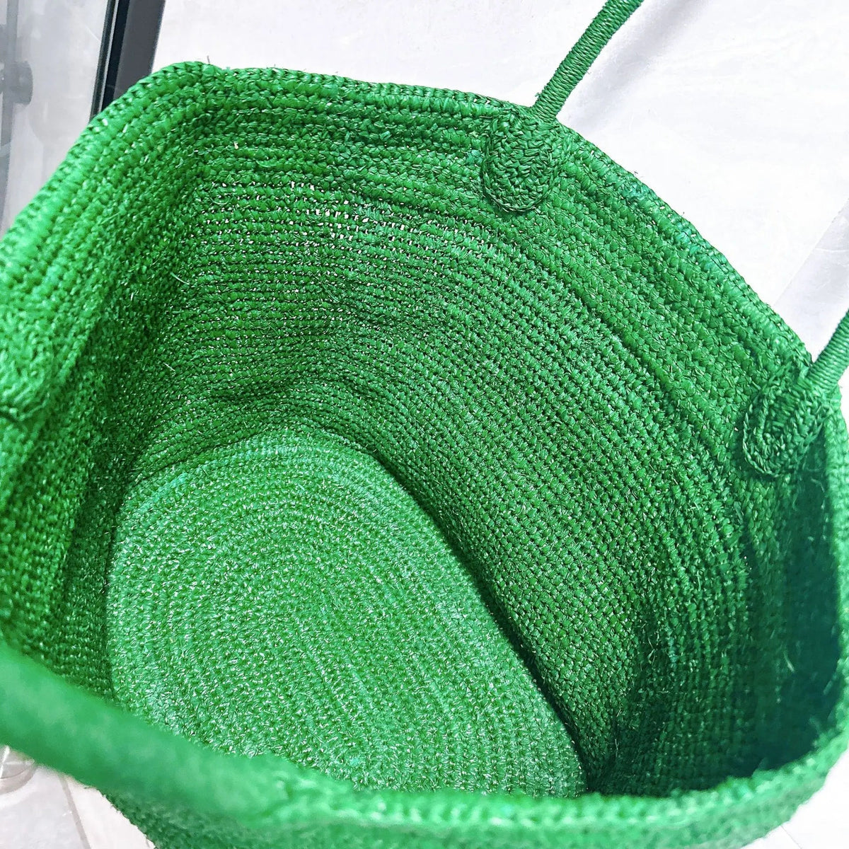 Bolso tote de ratán tejido a mano Sophia
