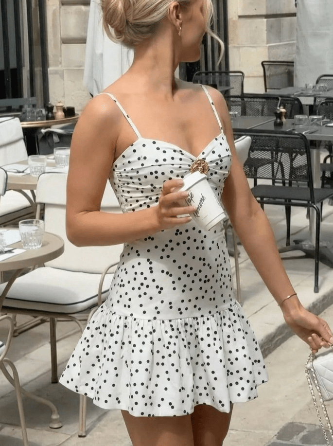 Minivestido de lunares Sophia