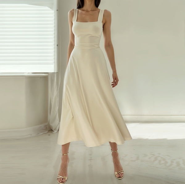 Vestido midi sin mangas Sophia