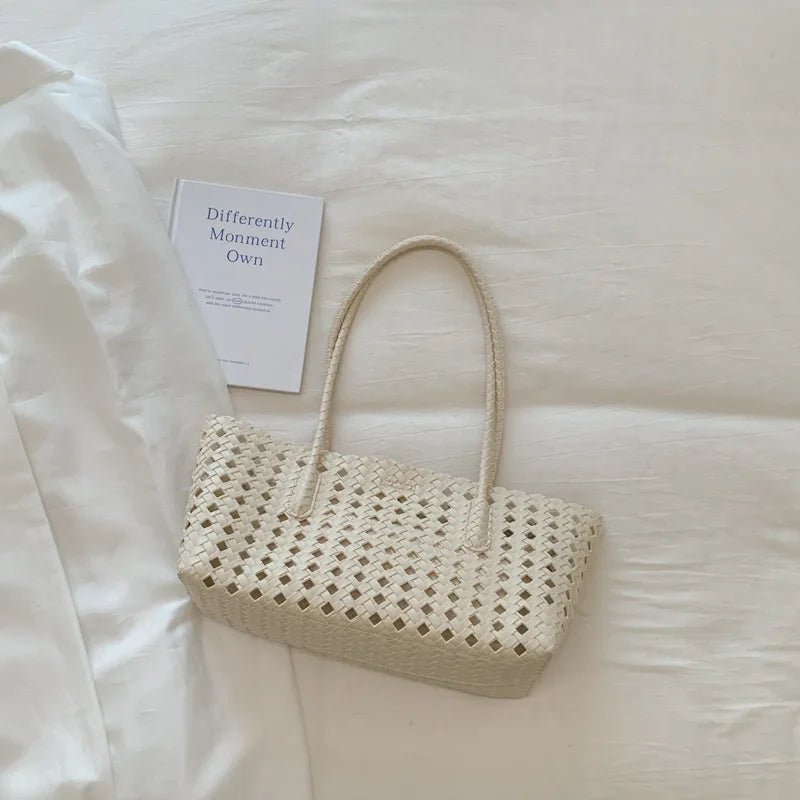 Bolso de hombro tejido Sophia