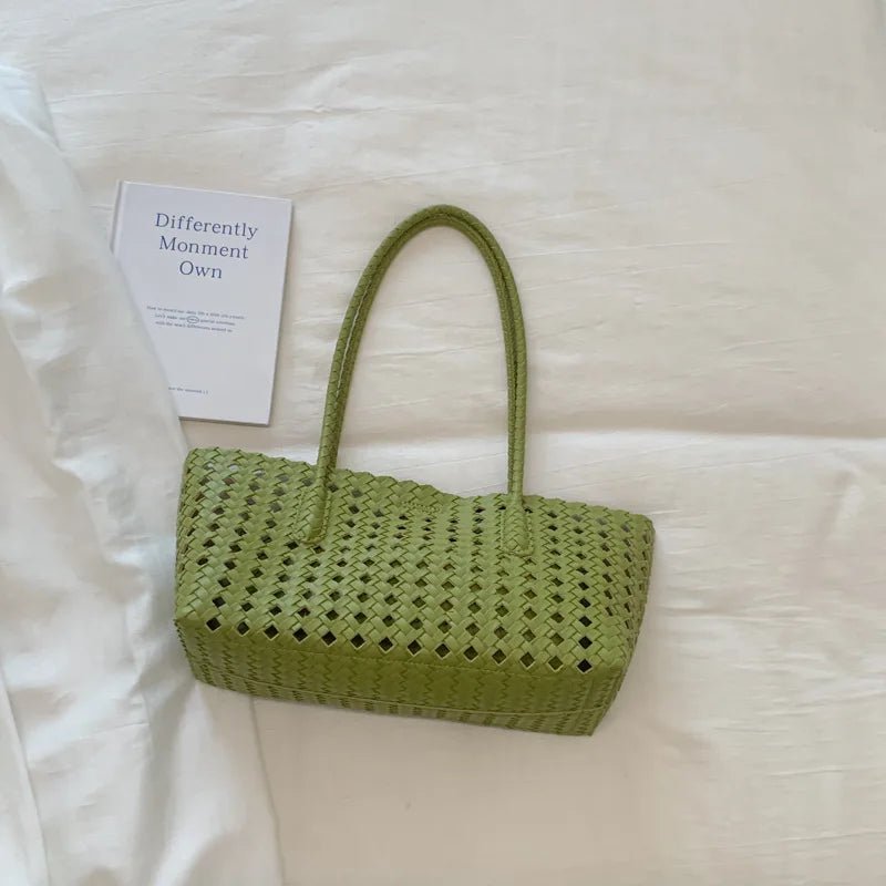 Bolso de hombro tejido Sophia