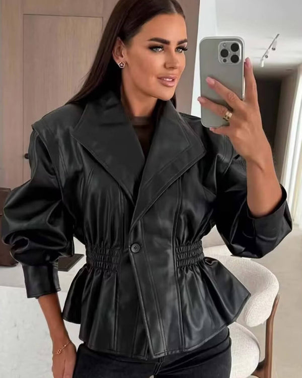 Chaqueta de cuero Stephanie