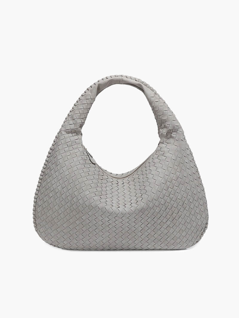 Bolso tejido de ante XL