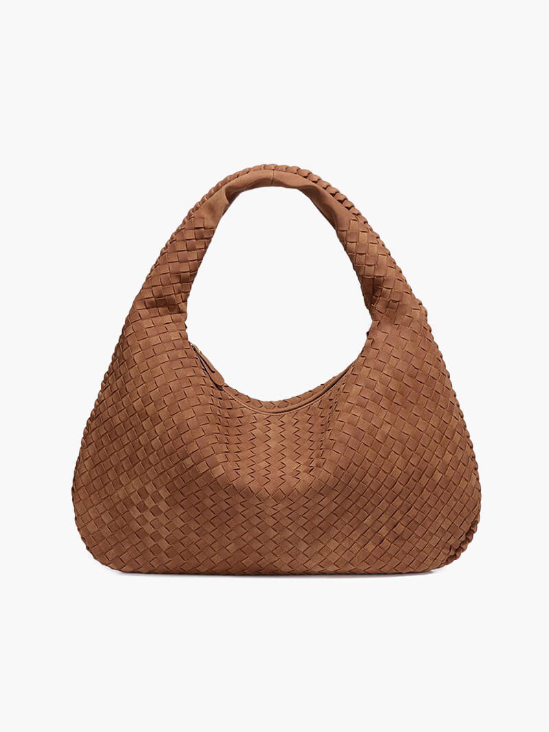 Bolso tejido de ante XL