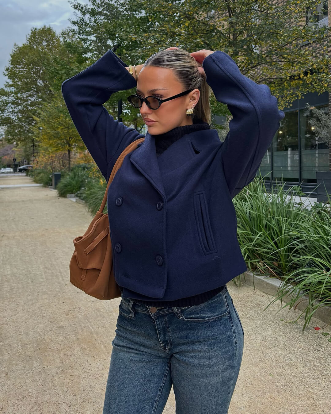 Abrigo corto cruzado Suzane