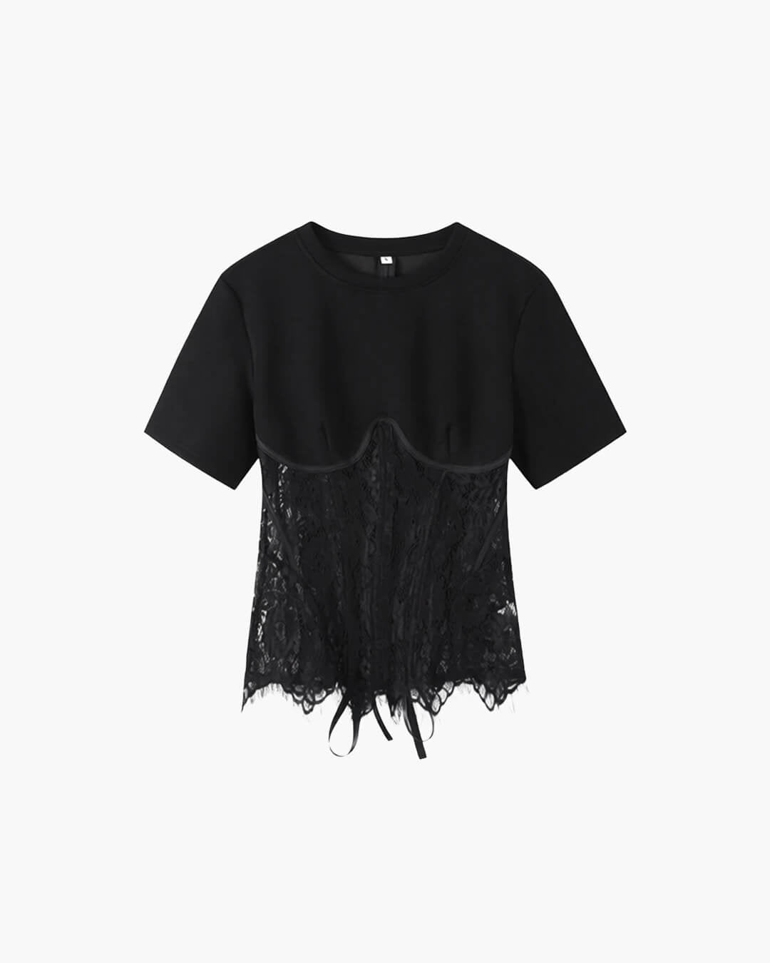Top corsé de encaje Suzie