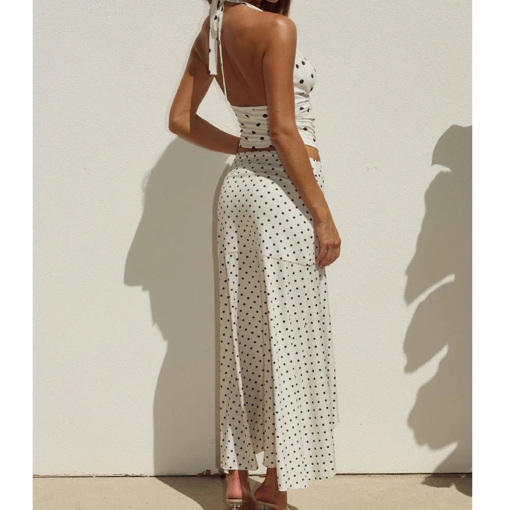 Conjunto de dos piezas Sylvia de lunares