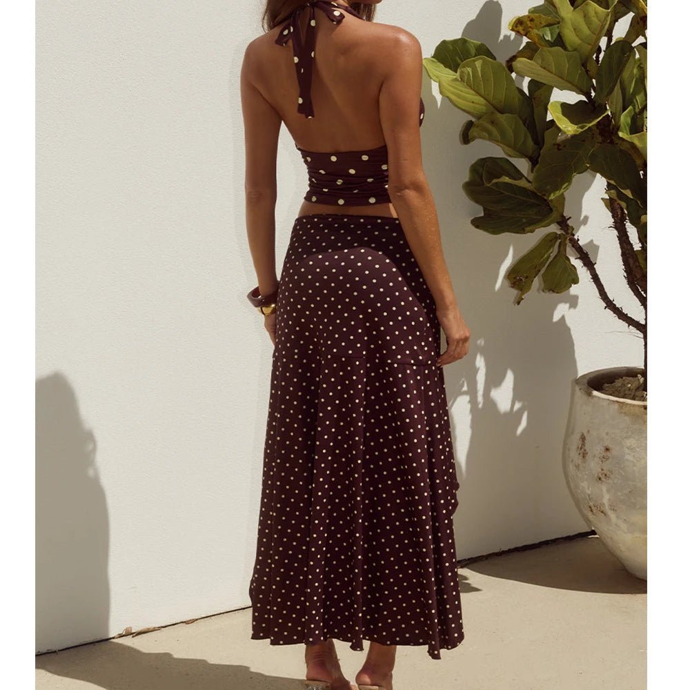 Conjunto de dos piezas Sylvia de lunares