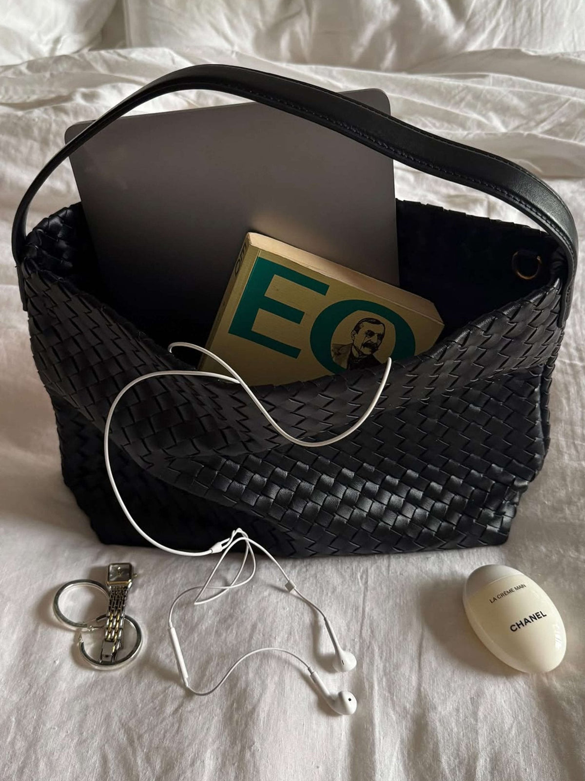 Bolso tote tejido Sylvia