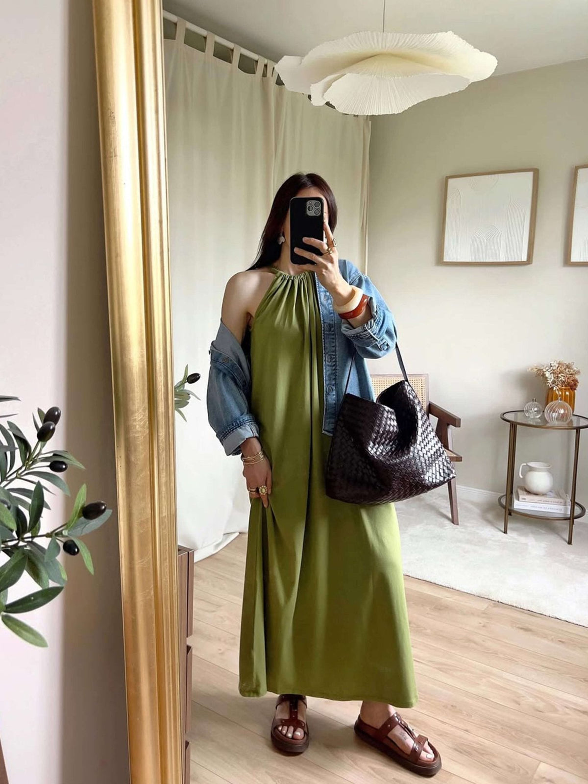 Bolso tote tejido Sylvia