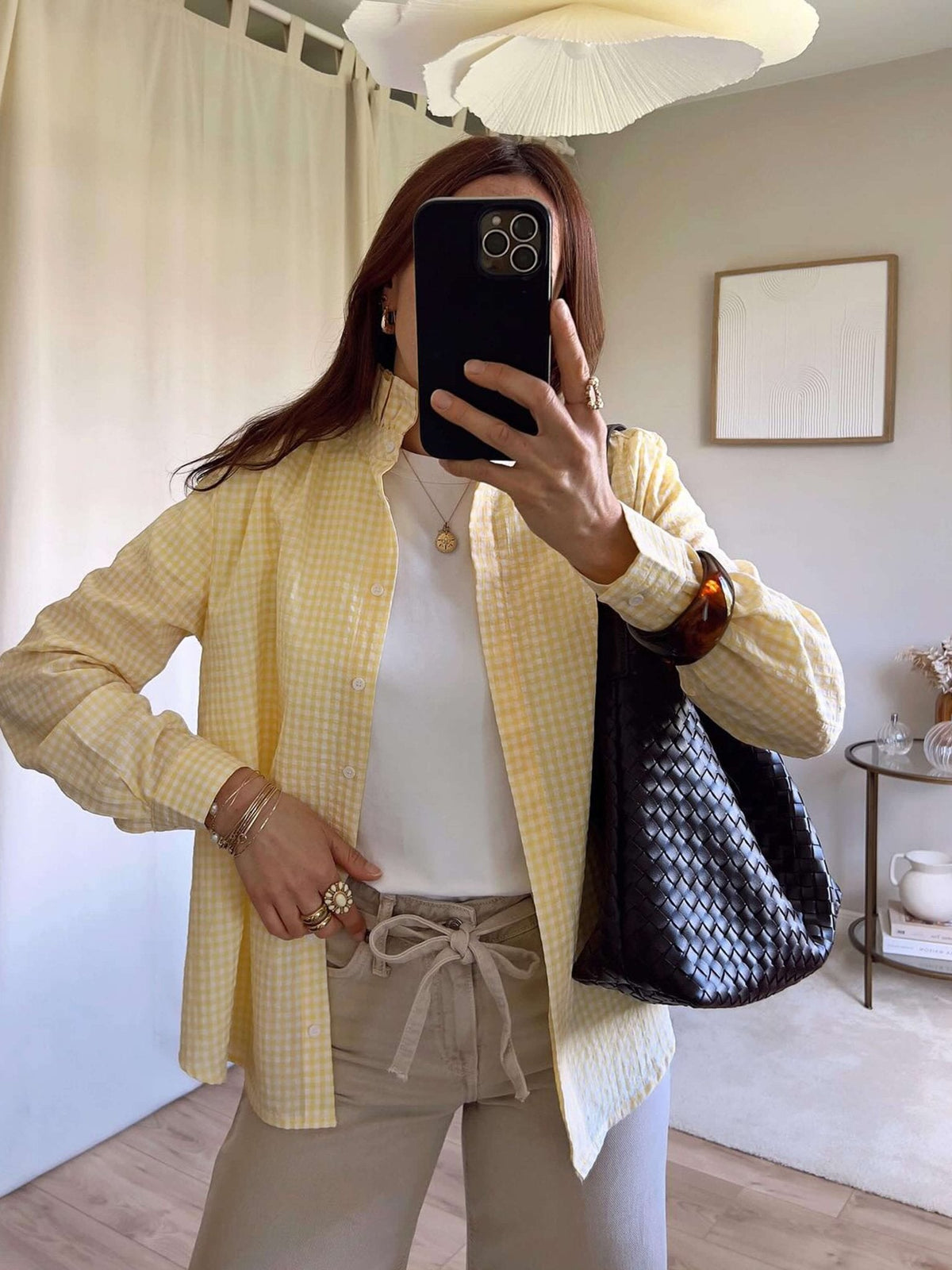 Bolso tote tejido Sylvia
