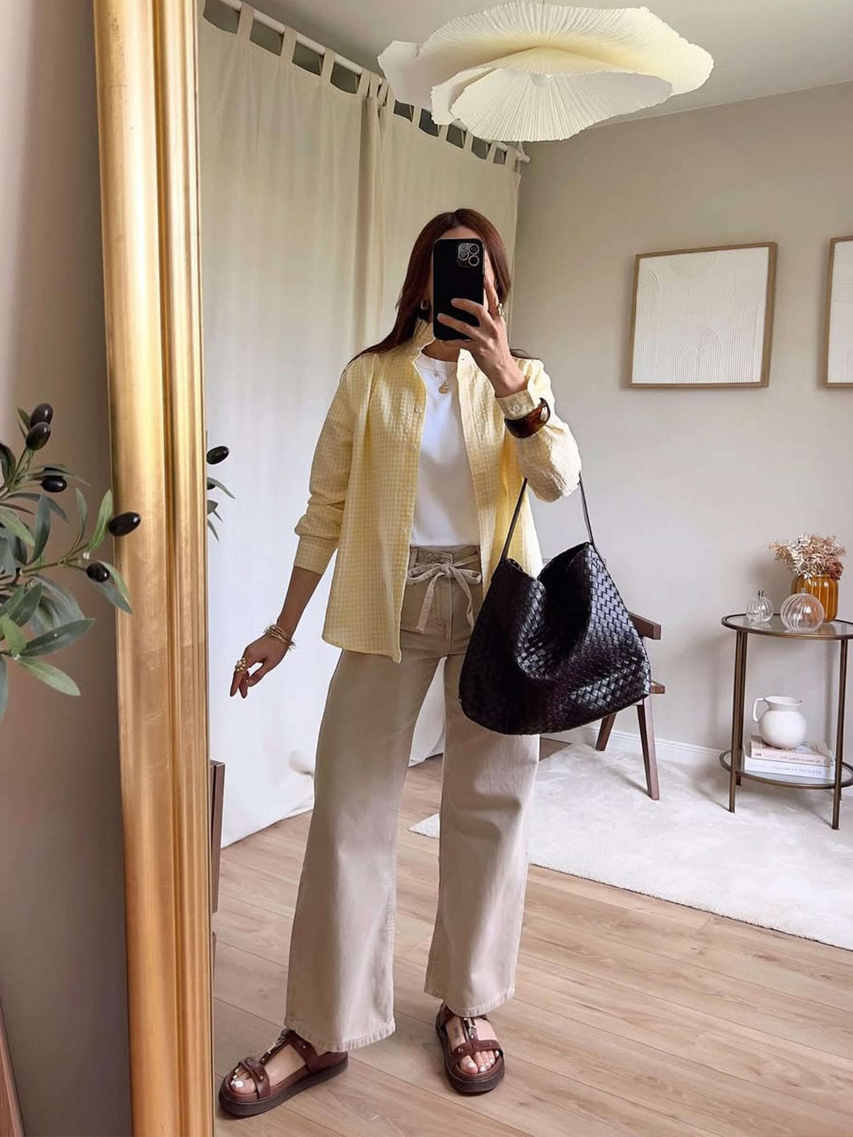 Bolso tote tejido Sylvia