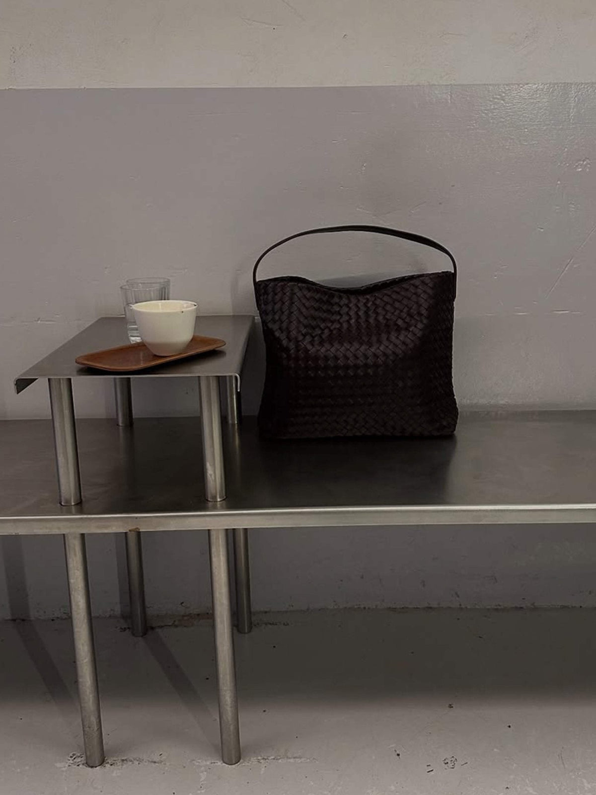 Bolso tote tejido Sylvia