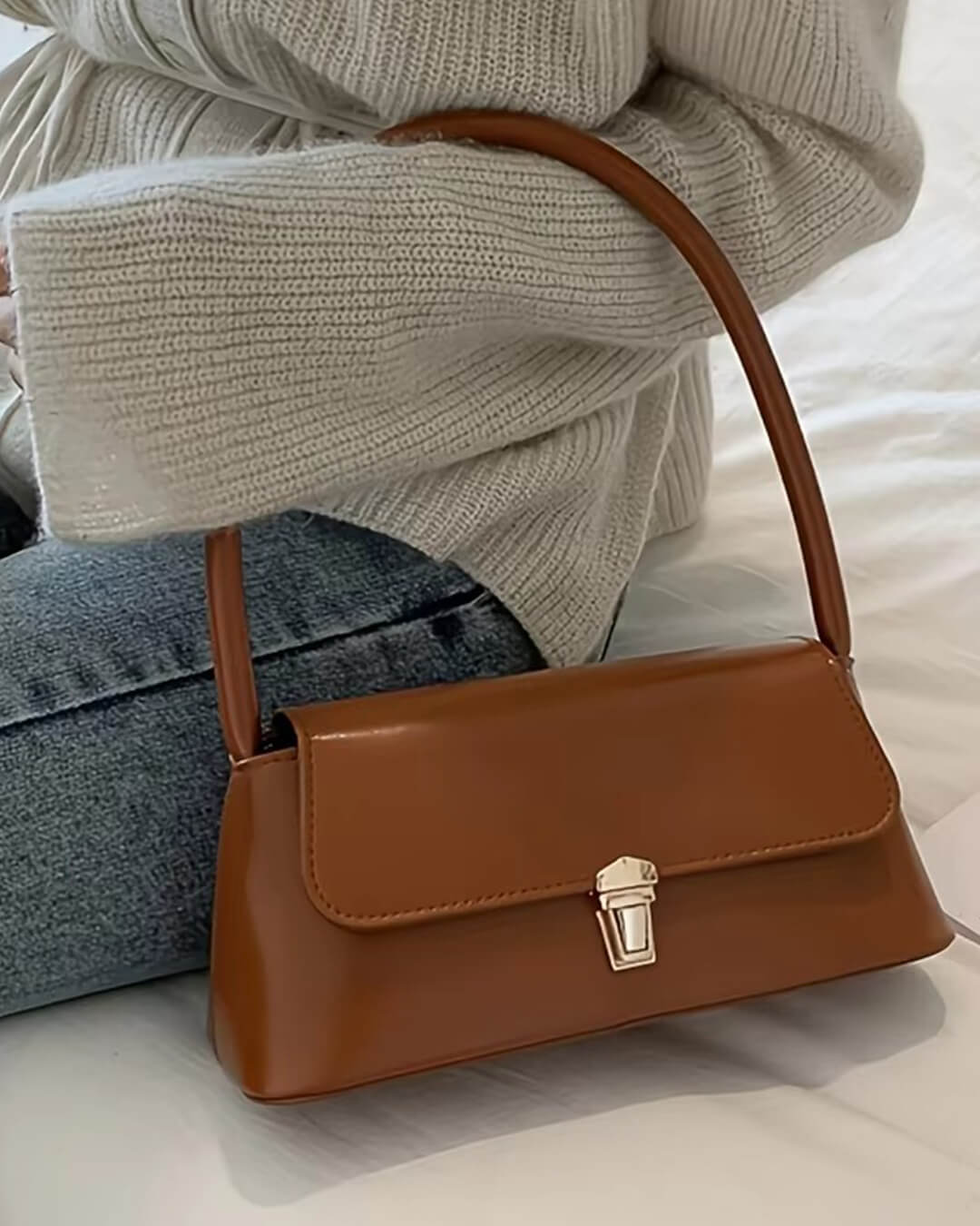 Bolso bandolera de cuero Tally