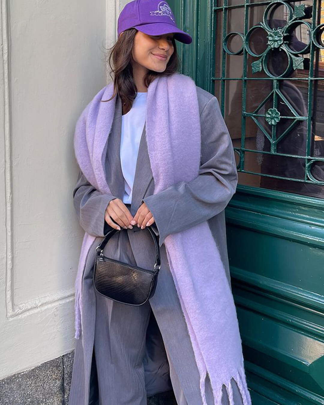 Bufanda de invierno con flecos Tanya
