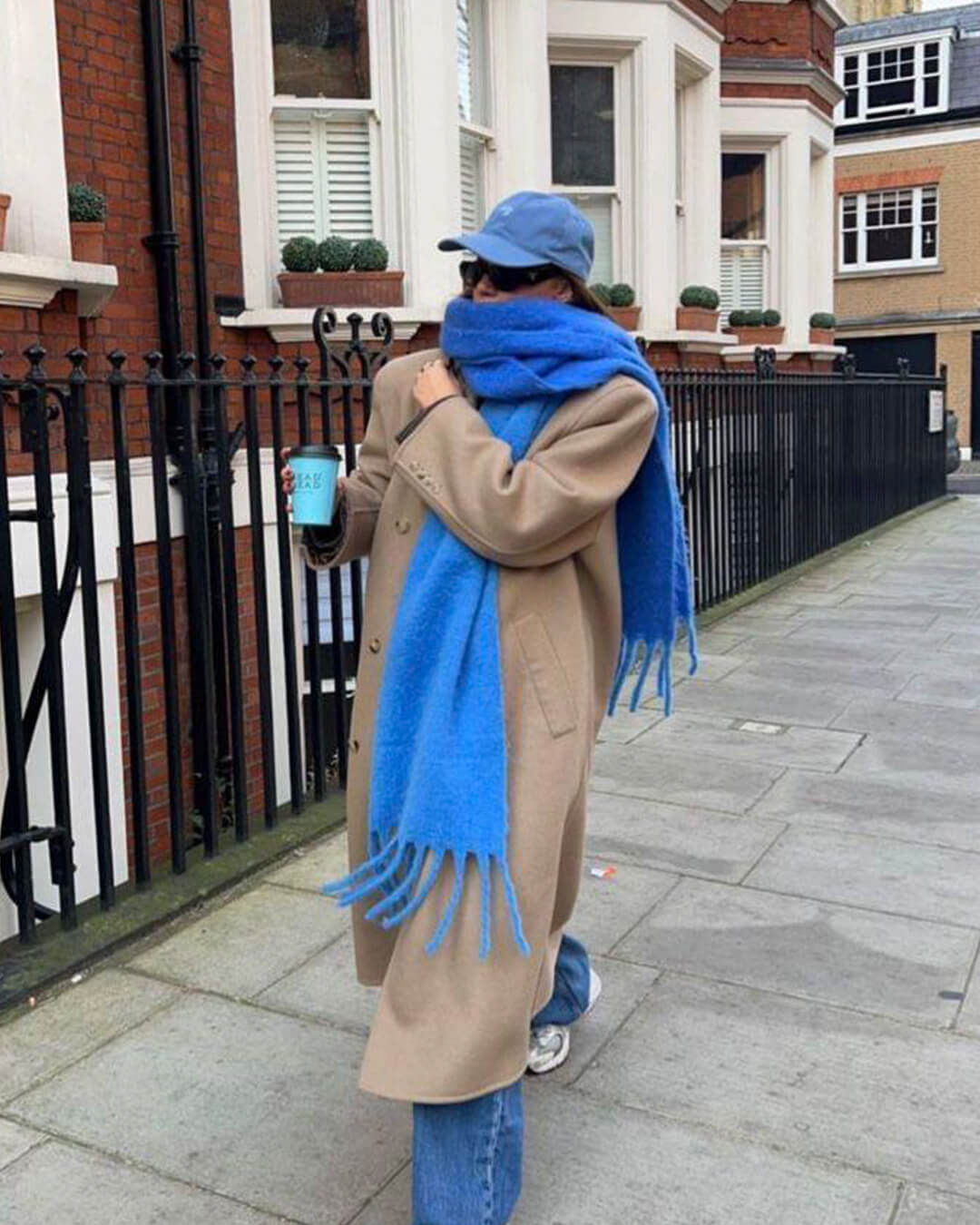 Bufanda de invierno con flecos Tanya