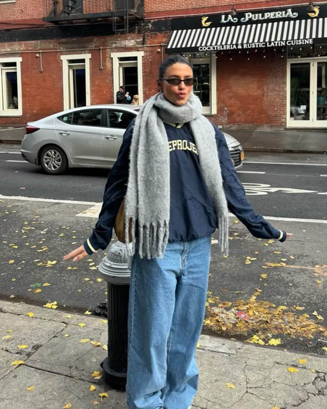 Bufanda de invierno con flecos Tanya