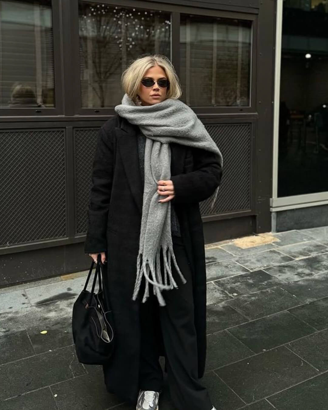 Bufanda de invierno con flecos Tanya