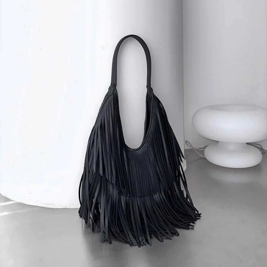 Bolso hobo con flecos Tatiana