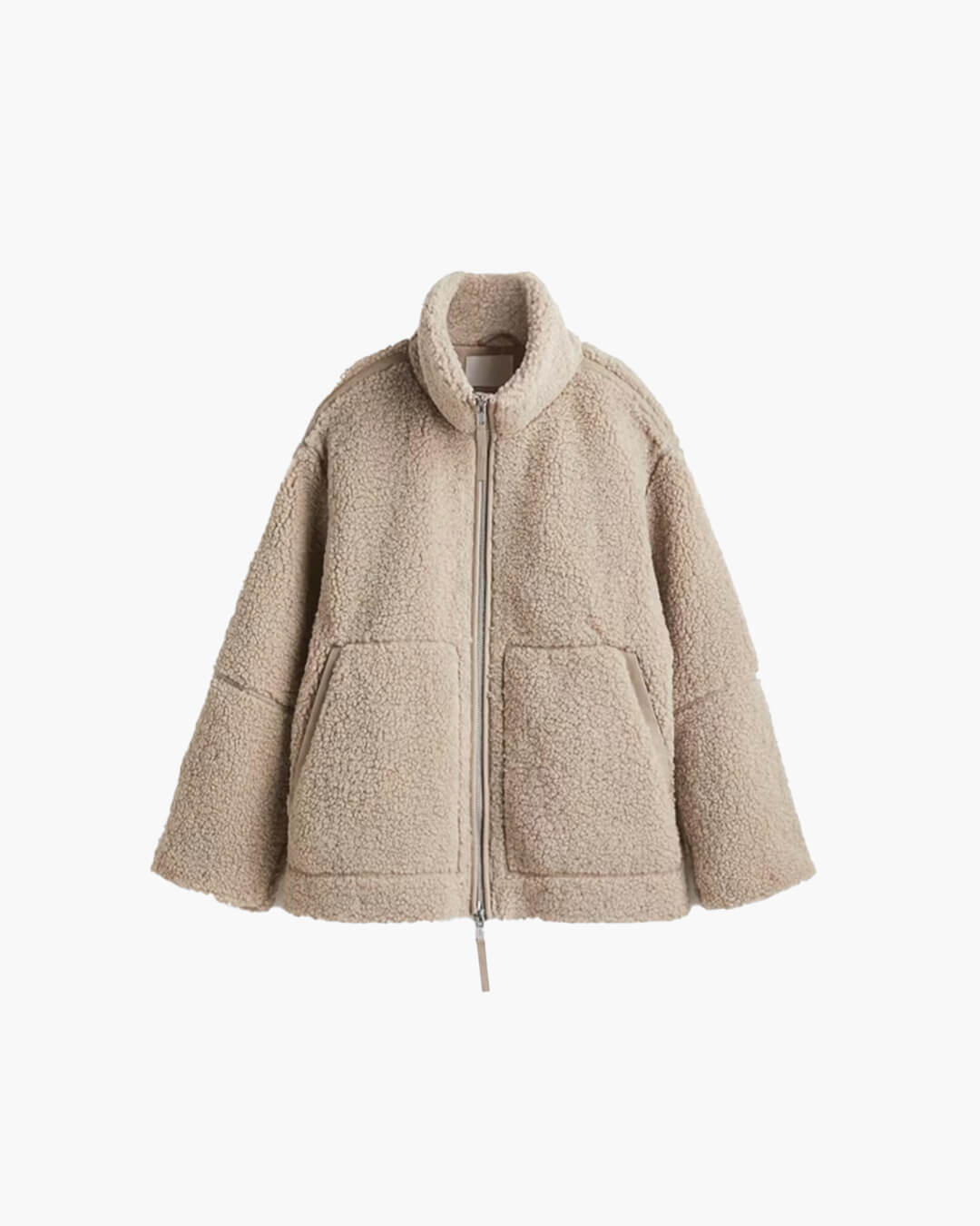 Chaqueta de borreguito con cremallera Tidy